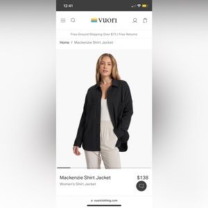 Vuori Shirt Jacket